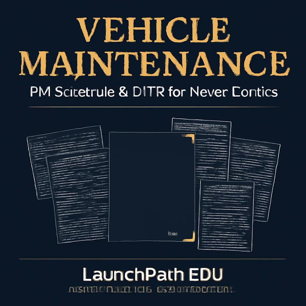 Maintenance & Equipment Packet