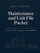 Maintenance & Unit File Packet